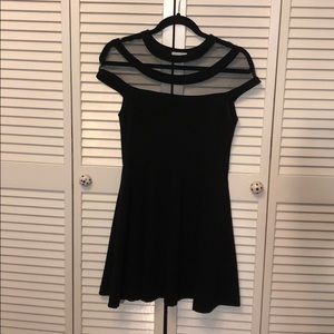 Black skater dress